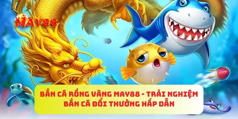 Bắn Cá Rồng Vàng MAY88 - Trải Nghiệm Bắn Cá Đổi Thưởng Hấp Dẫn