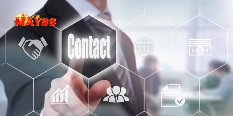 Có thể liên hệ MAY88 qua các nền tảng mạng xã hội